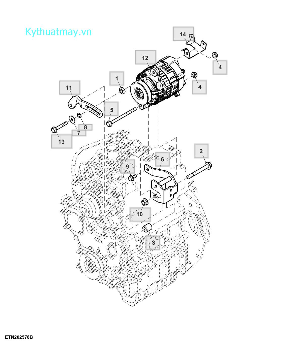 Máy phát điện, 50 AMR - ST1000623